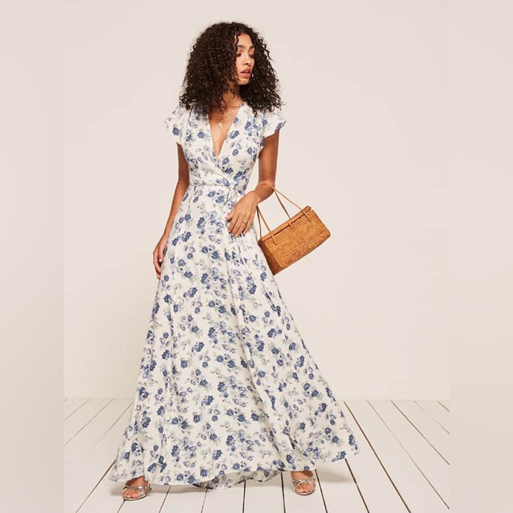 NWT Reformation Sparrow Wrap Dress XL